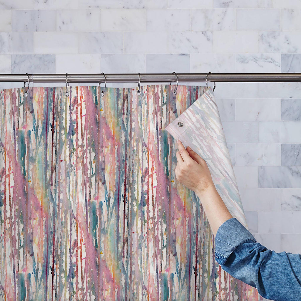 Watercolor Abstract D6 Washable Waterproof Shower Curtain-Shower Curtains-CUR_SH_EL-IC 5008071 IC 5008071, Abstract Expressionism, Abstracts, Ancient, Art and Paintings, Decorative, Digital, Digital Art, Graphic, Historical, Illustrations, Medieval, Paintings, Patterns, Retro, Semi Abstract, Signs, Signs and Symbols, Vintage, Watercolour, watercolor, abstract, d6, washable, waterproof, shower, curtain, textiles, textile, texture, design, pattern, seamless, wallpaper, fabric, artistic, backdrop, background, 