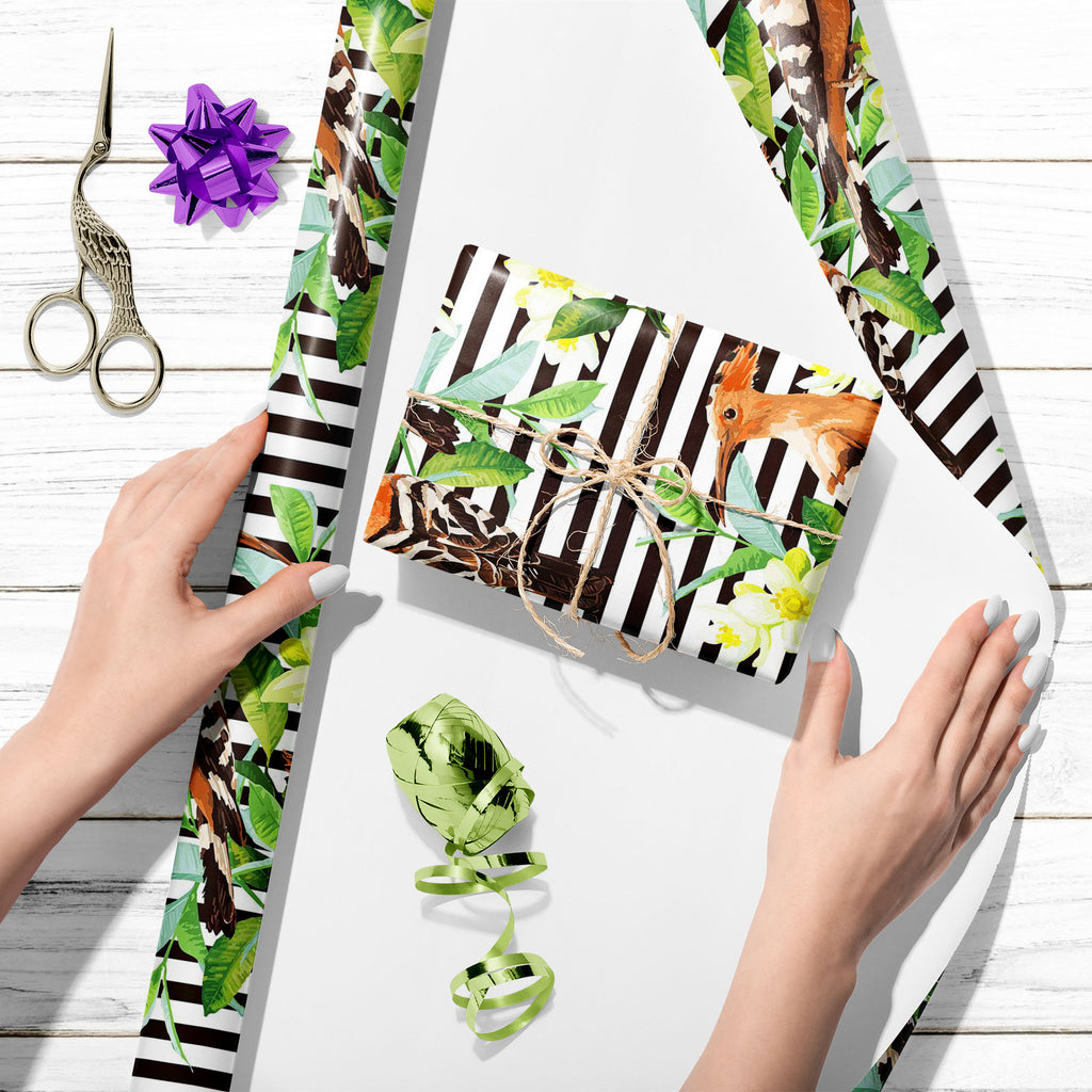 Tropical Birds, Leaves & Flowers Art & Craft Gift Wrapping Paper-Wrapping Papers-WRP_PP-IC 5008078 IC 5008078, Animals, Art and Paintings, Asian, Birds, Black and White, Botanical, Digital, Digital Art, Drawing, Fashion, Floral, Flowers, Graphic, Illustrations, Nature, Paintings, Patterns, Scenic, Signs, Signs and Symbols, Tropical, White, Wildlife, leaves, art, craft, gift, wrapping, paper, pattern, animal, asia, background, beautiful, beauty, bird, bright, color, colorful, decoration, design, drawn, exoti