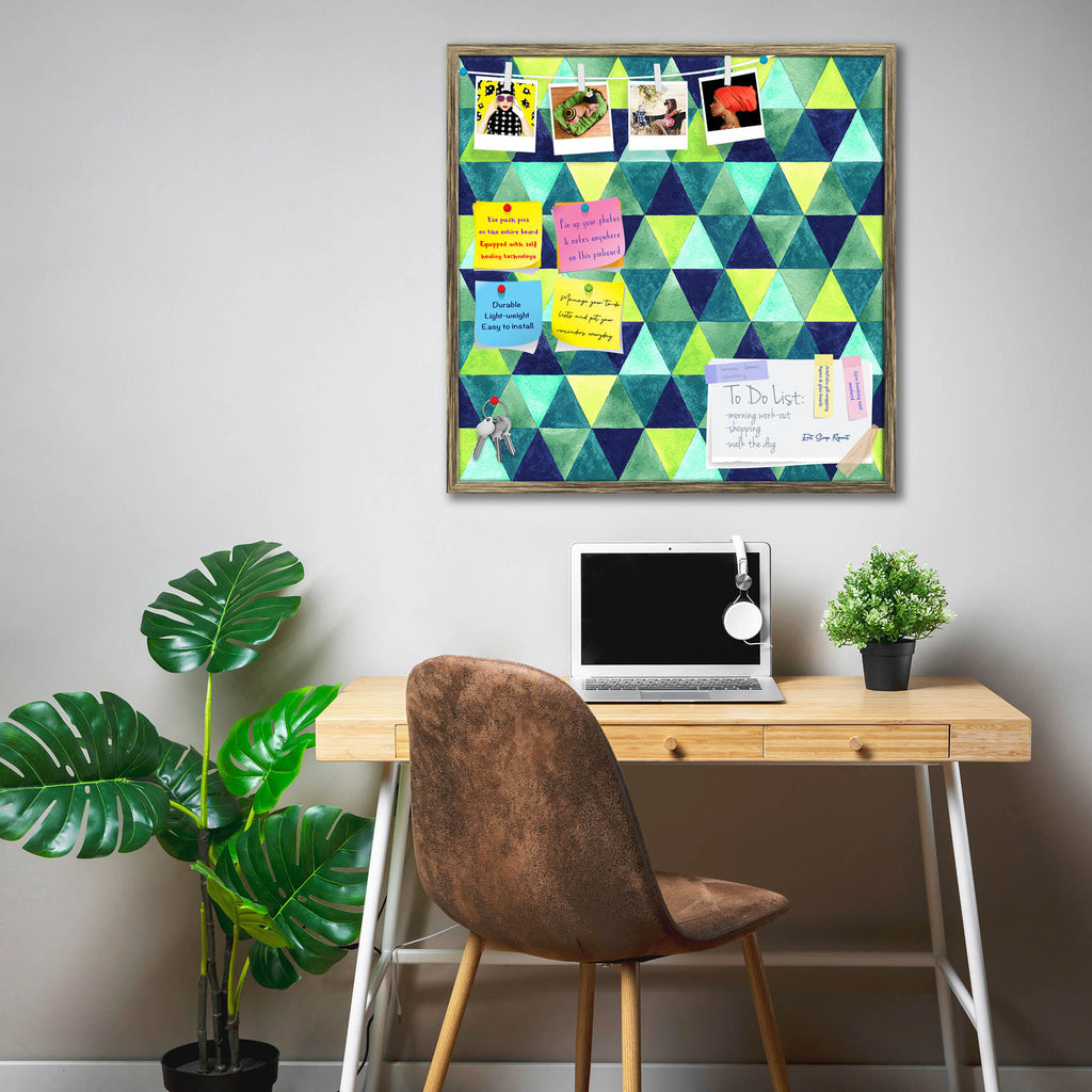 Watercolor Triangular Pattern D2 Bulletin Board Notice Pin Board Soft Board | Framed-Bulletin Boards Framed-BLB_FR-IC 5008083 IC 5008083, Abstract Expressionism, Abstracts, Ancient, Art and Paintings, Decorative, Digital, Digital Art, Drawing, Geometric, Geometric Abstraction, Graphic, Historical, Illustrations, Medieval, Patterns, Retro, Semi Abstract, Signs, Signs and Symbols, Triangles, Vintage, Watercolour, watercolor, triangular, pattern, d2, bulletin, board, notice, pin, soft, framed, abstract, artist