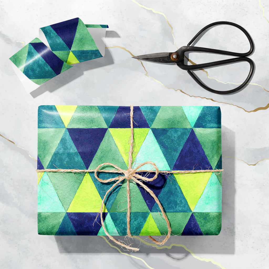 Watercolor Triangular Pattern D2 Art & Craft Gift Wrapping Paper-Wrapping Papers-WRP_PP-IC 5008083 IC 5008083, Abstract Expressionism, Abstracts, Ancient, Art and Paintings, Decorative, Digital, Digital Art, Drawing, Geometric, Geometric Abstraction, Graphic, Historical, Illustrations, Medieval, Patterns, Retro, Semi Abstract, Signs, Signs and Symbols, Triangles, Vintage, Watercolour, watercolor, triangular, pattern, d2, art, craft, gift, wrapping, paper, abstract, artistic, artwork, backdrop, background, b