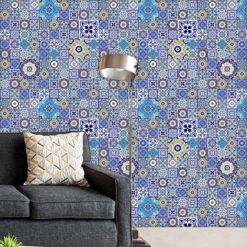 Colorful Moroccan Tiles Pattern Wallpaper Roll-Wallpapers Peel & Stick-WAL_PA-IC 5008093 IC 5008093, Ancient, Botanical, Cross, Culture, Decorative, Ethnic, Floral, Flowers, Historical, Medieval, Modern Art, Moroccan, Nature, Patterns, Portuguese, Retro, Signs, Signs and Symbols, Spanish, Traditional, Tribal, Vintage, World Culture, colorful, tiles, pattern, wallpaper, roll, tile, mosaic, seamless, ornament, texture, oriental, flower, fabric, azulejo, arabesque, patchwork, ornaments, wall, tunisian, modern,
