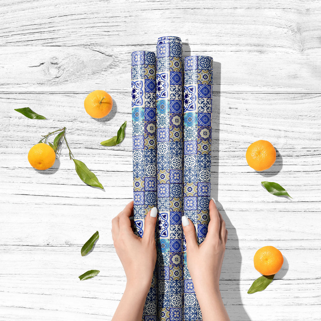 Colorful Moroccan Tiles Pattern Art & Craft Gift Wrapping Paper-Wrapping Papers-WRP_PP-IC 5008093 IC 5008093, Ancient, Botanical, Cross, Culture, Decorative, Ethnic, Floral, Flowers, Historical, Medieval, Modern Art, Moroccan, Nature, Patterns, Portuguese, Retro, Signs, Signs and Symbols, Spanish, Traditional, Tribal, Vintage, World Culture, colorful, tiles, pattern, art, craft, gift, wrapping, paper, wallpaper, tile, mosaic, seamless, ornament, texture, oriental, flower, fabric, azulejo, arabesque, patchwo