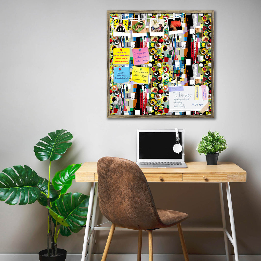 Circles, Squares & Strokes Pattern D2 Bulletin Board Notice Pin Board Soft Board | Framed-Bulletin Boards Framed-BLB_FR-IC 5008099 IC 5008099, Abstract Expressionism, Abstracts, Ancient, Art and Paintings, Black, Black and White, Botanical, Circle, Digital, Digital Art, Dots, Floral, Flowers, Geometric, Geometric Abstraction, Graffiti, Graphic, Historical, Illustrations, Medieval, Nature, Patterns, Pop Art, Retro, Semi Abstract, Signs, Signs and Symbols, Vintage, Watercolour, White, circles, squares, stroke