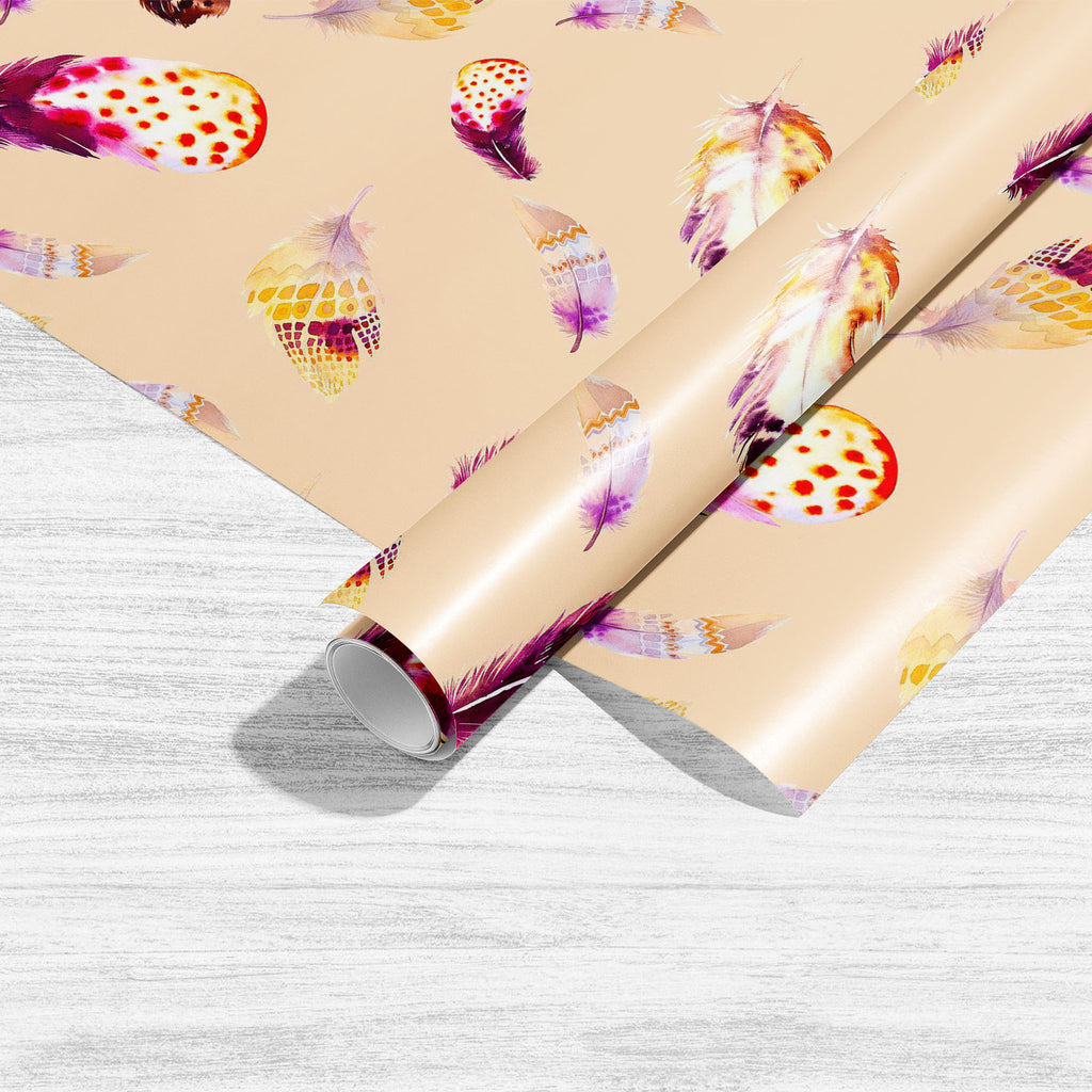 Watercolor Birds Feathers Art & Craft Gift Wrapping Paper-Wrapping Papers-WRP_PP-IC 5008116 IC 5008116, Abstract Expressionism, Abstracts, Ancient, Art and Paintings, Birds, Black and White, Decorative, Drawing, Fashion, Historical, Illustrations, Medieval, Nature, Patterns, Scenic, Semi Abstract, Signs, Signs and Symbols, Symbols, Vintage, Watercolour, White, watercolor, feathers, art, craft, gift, wrapping, paper, abstract, aquarelle, background, beautiful, bird, blue, brown, close, color, decoration, des