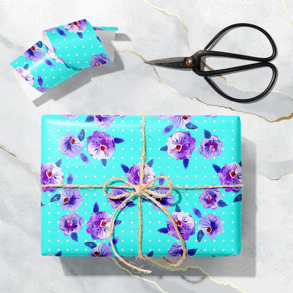 Polka Dots with Floral Pattern Art & Craft Gift Wrapping Paper-Wrapping Papers-WRP_PP-IC 5008119 IC 5008119, Ancient, Art and Paintings, Botanical, Digital, Digital Art, Dots, Drawing, Floral, Flowers, Graphic, Historical, Illustrations, Medieval, Nature, Paintings, Patterns, Retro, Scenic, Signs, Signs and Symbols, Vintage, Watercolour, Wedding, polka, with, pattern, art, craft, gift, wrapping, paper, backdrop, background, bloom, blossom, blue, branch, colore, decoration, design, dot, fabric, flower, illus