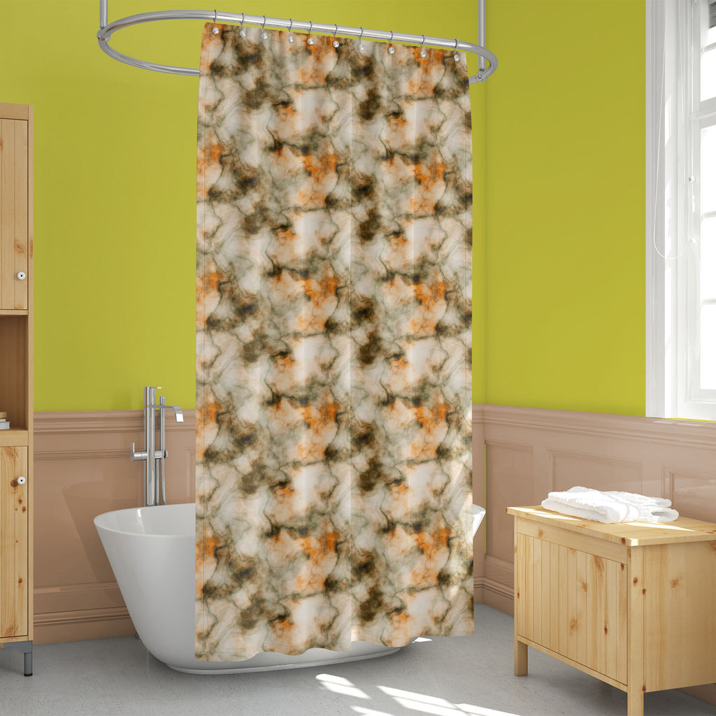 Abstract Marble Art D7 Washable Waterproof Shower Curtain - Shower Curtains - ArtzFolio.com