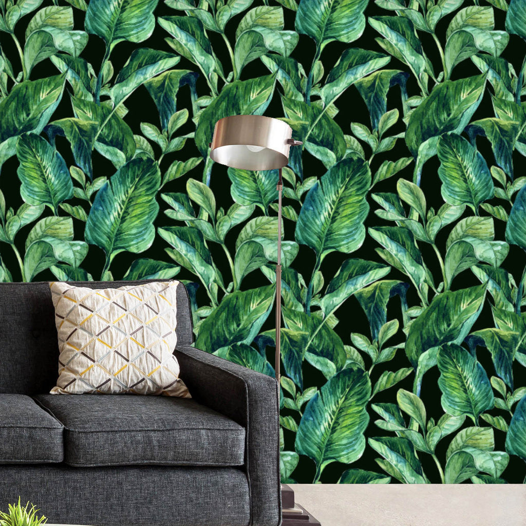 Tropical Leaves & Hibiscus Flowers D2 Wallpaper Roll-Wallpapers Peel & Stick-WAL_PA-IC 5008145 IC 5008145, Abstract Expressionism, Abstracts, Ancient, Art and Paintings, Black and White, Botanical, Drawing, Fashion, Floral, Flowers, Hawaiian, Historical, Illustrations, Medieval, Nature, Paintings, Patterns, Scenic, Semi Abstract, Tropical, Vintage, Watercolour, White, leaves, hibiscus, d2, wallpaper, roll, pattern, background, leaf, abstract, aloha, aquarelle, art, bouquet, colorful, decoration, exotic, fab