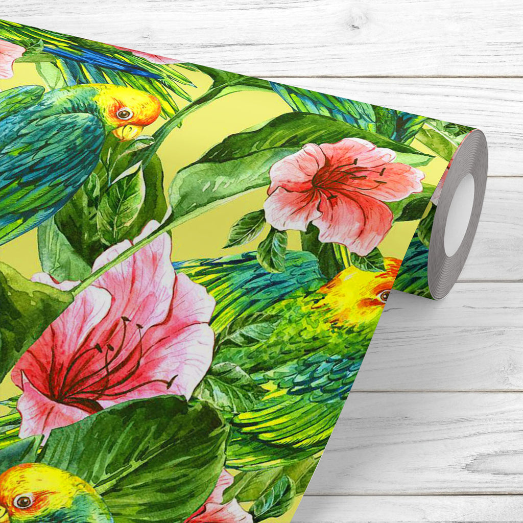 Tropical Leaves & Hibiscus Flowers D4 Wallpaper Roll-Wallpapers Peel & Stick-WAL_PA-IC 5008147 IC 5008147, Abstract Expressionism, Abstracts, Ancient, Art and Paintings, Botanical, Drawing, Fashion, Floral, Flowers, Hawaiian, Historical, Illustrations, Medieval, Nature, Paintings, Patterns, Scenic, Semi Abstract, Tropical, Vintage, Watercolour, leaves, hibiscus, d4, wallpaper, roll, abstract, aloha, aquarelle, art, background, bouquet, colorful, decoration, exotic, fabric, flora, flower, forest, garden, gre