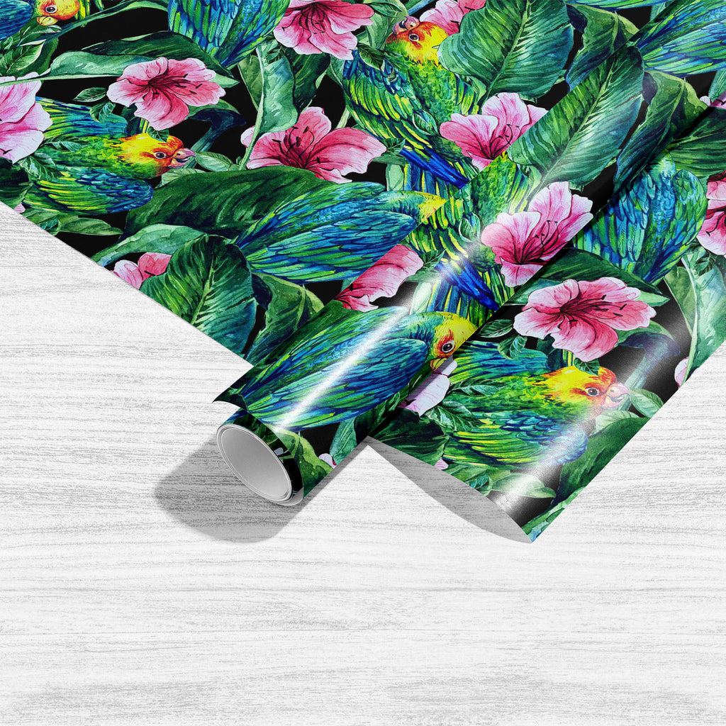 Tropical Leaves & Hibiscus Flowers D5 Art & Craft Gift Wrapping Paper-Wrapping Papers-WRP_PP-IC 5008148 IC 5008148, Abstract Expressionism, Abstracts, Ancient, Art and Paintings, Botanical, Drawing, Fashion, Floral, Flowers, Hawaiian, Historical, Illustrations, Medieval, Nature, Paintings, Patterns, Scenic, Semi Abstract, Tropical, Vintage, Watercolour, leaves, hibiscus, d5, art, craft, gift, wrapping, paper, abstract, aloha, aquarelle, background, bouquet, colorful, decoration, exotic, fabric, flora, flowe