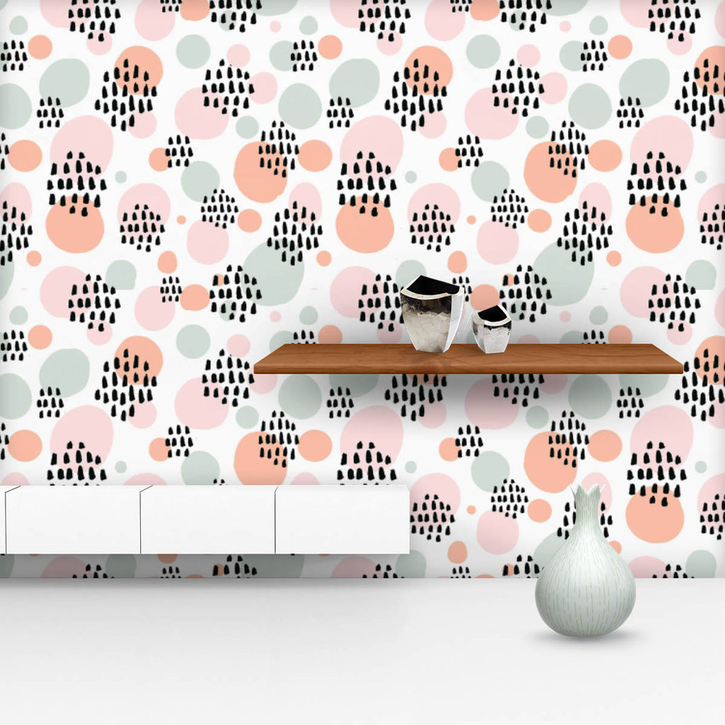 Abstract Pastel Wallpaper Roll - Wallpapers Peel & Stick - ArtzFolio.com