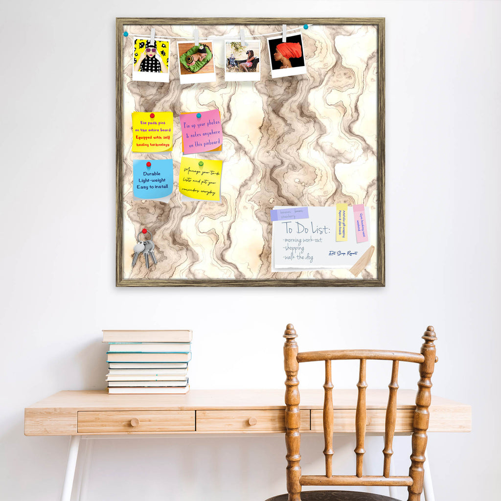 Abstract Marble Pattern Bulletin Board Notice Pin Board Soft Board | Framed - Bulletin Boards Framed - ArtzFolio.com