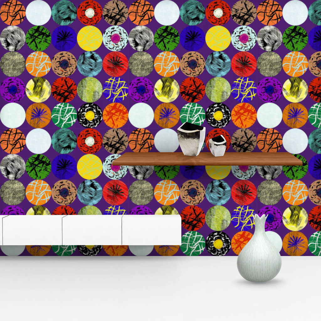 Abstract Pattern D7 Wallpaper Roll - Wallpapers Peel & Stick - ArtzFolio.com