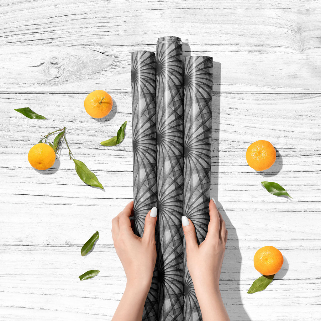 Abstract Black & White Art & Craft Gift Wrapping Paper - Wrapping Papers - ArtzFolio.com