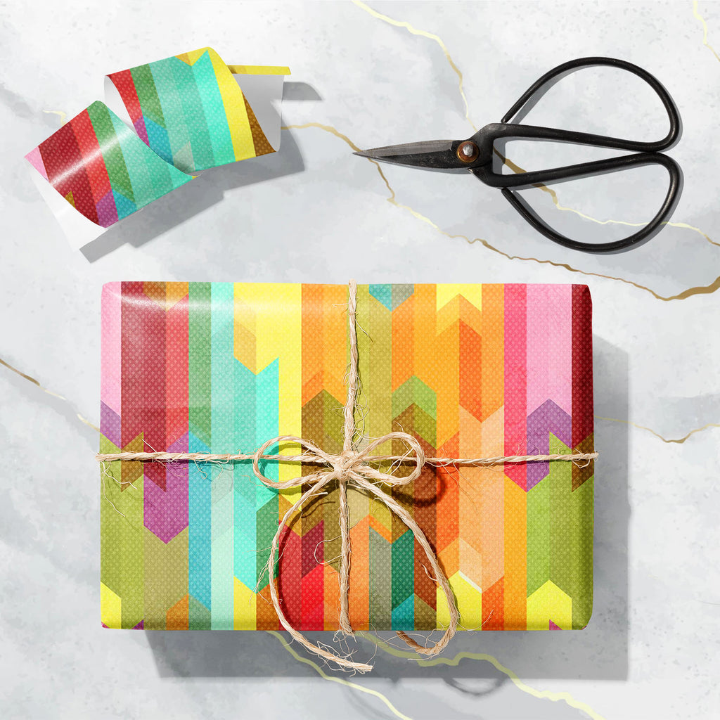 Retro Stripes Pattern Art & Craft Gift Wrapping Paper-Wrapping Papers-WRP_PP-IC 5008171 IC 5008171, Abstract Expressionism, Abstracts, Ancient, Art and Paintings, Chevron, Culture, Diamond, Digital, Digital Art, Ethnic, Fashion, Geometric, Geometric Abstraction, Graphic, Hipster, Historical, Illustrations, Medieval, Paintings, Patterns, Retro, Semi Abstract, Signs, Signs and Symbols, Stripes, Traditional, Tribal, Vintage, World Culture, pattern, art, craft, gift, wrapping, paper, abstract, backdrop, backgro