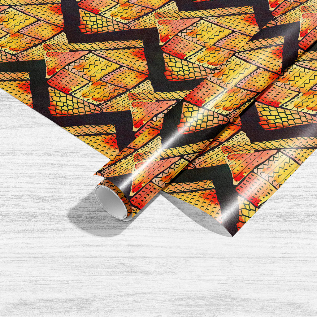 Abstract Geometric Pattern D4 Art & Craft Gift Wrapping Paper - Wrapping Papers - ArtzFolio.com