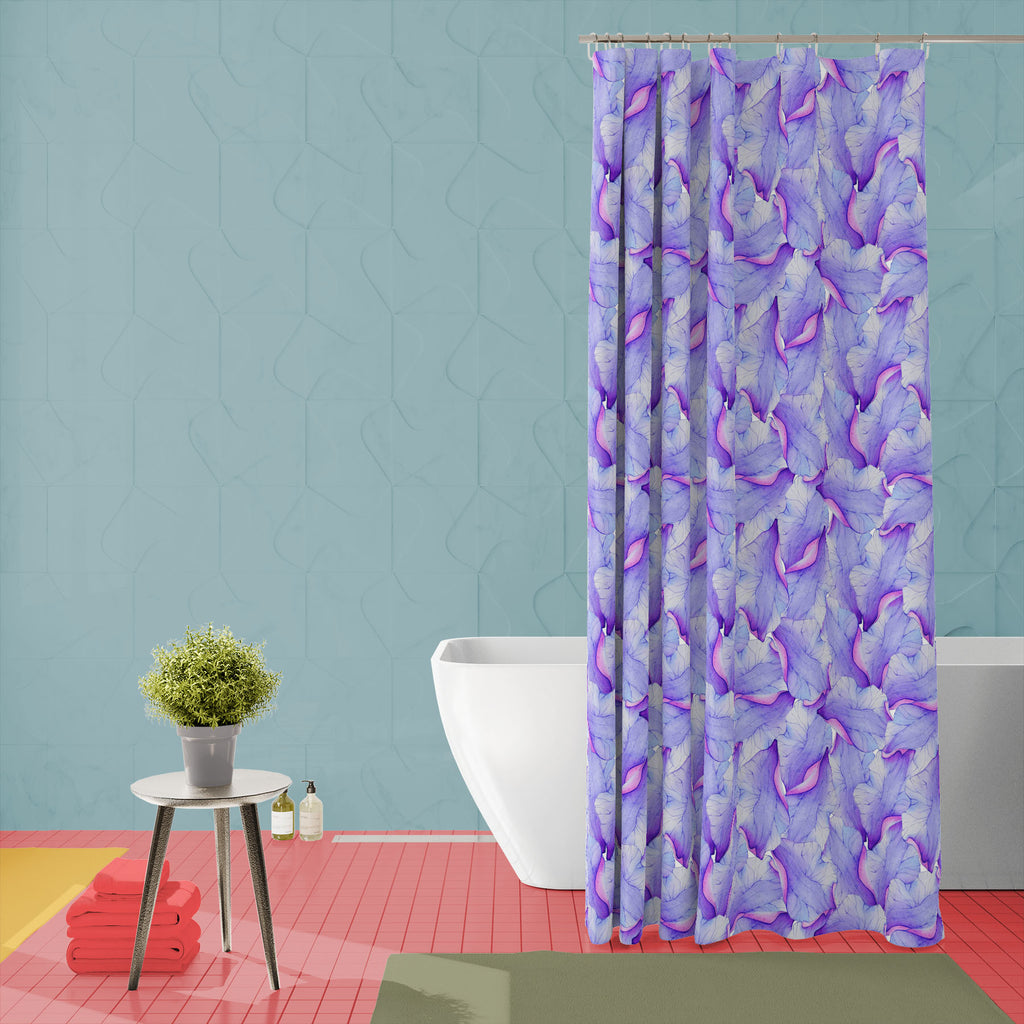 Watercolor Purple Flower Petal D2 Washable Waterproof Shower Curtain-Shower Curtains-CUR_SH_EL-IC 5008179 IC 5008179, Abstract Expressionism, Abstracts, Art and Paintings, Botanical, Decorative, Digital, Digital Art, Drawing, Floral, Flowers, Graphic, Illustrations, Nature, Paintings, Patterns, Scenic, Semi Abstract, Signs, Signs and Symbols, Watercolour, watercolor, purple, flower, petal, d2, washable, waterproof, shower, curtain, abstract, painting, art, backdrop, background, blossom, card, colore, decor,
