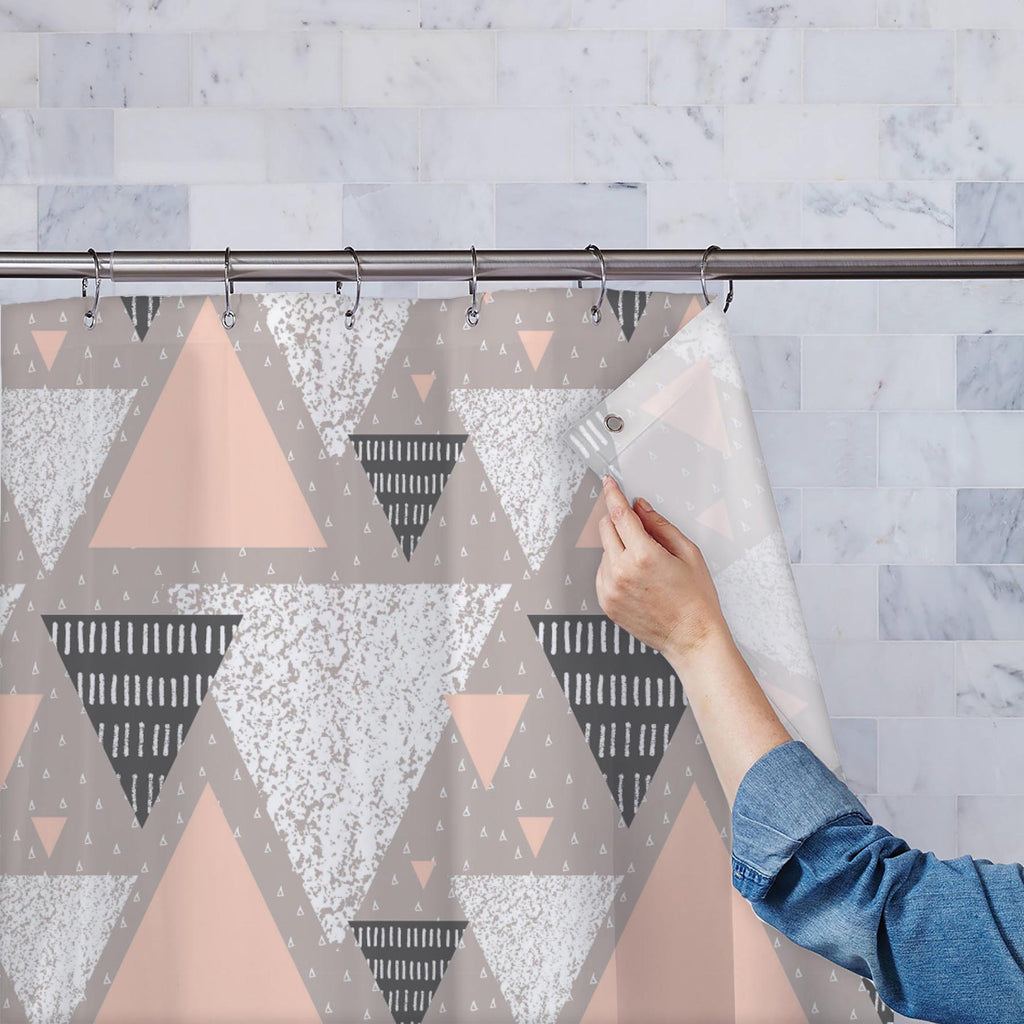 Vintage Pattern D1 Washable Waterproof Shower Curtain-Shower Curtains-CUR_SH_EL-IC 5008184 IC 5008184, Abstract Expressionism, Abstracts, Ancient, Decorative, Digital, Digital Art, Dots, Geometric, Geometric Abstraction, Graphic, Historical, Illustrations, Medieval, Modern Art, Patterns, Retro, Semi Abstract, Signs, Signs and Symbols, Triangles, Vintage, pattern, d1, washable, waterproof, shower, curtain, abstract, background, card, color, cool, creative, decor, decoration, design, doodle, drawn, elegant, e