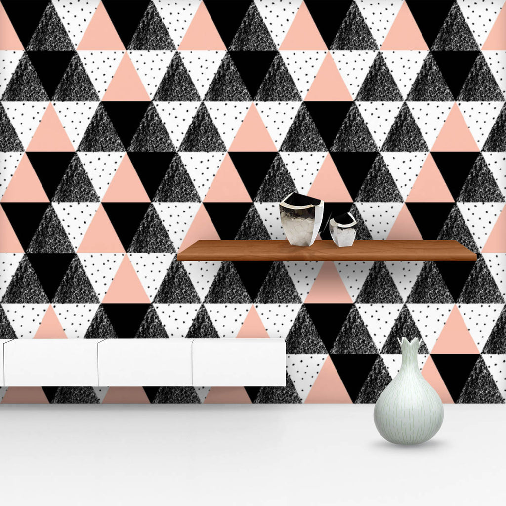 Abstract Geometric Pattern D6 Wallpaper Roll - Wallpapers Peel & Stick - ArtzFolio.com