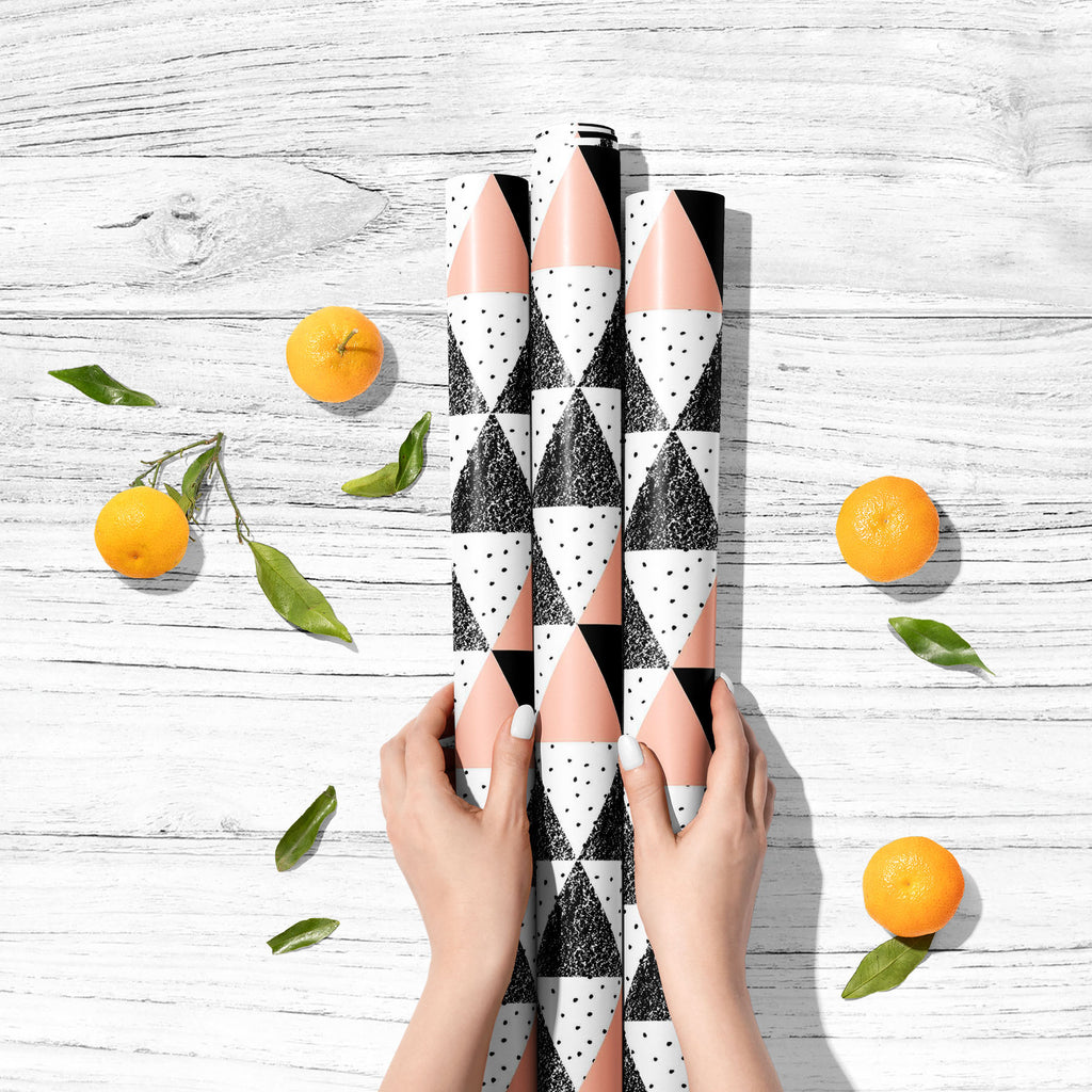 Abstract Geometric Pattern D6 Art & Craft Gift Wrapping Paper - Wrapping Papers - ArtzFolio.com