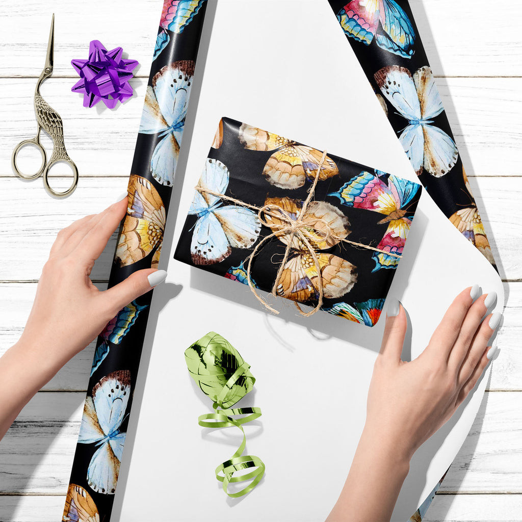 Watercolor Butterflies D3 Art & Craft Gift Wrapping Paper-Wrapping Papers-WRP_PP-IC 5008214 IC 5008214, Art and Paintings, Black and White, Digital, Digital Art, Graphic, Illustrations, Nature, Paintings, Patterns, Scenic, Signs, Signs and Symbols, Tropical, Watercolour, White, watercolor, butterflies, d3, art, craft, gift, wrapping, paper, pattern, butterfly, seamless, background, blue, boho, bright, brown, color, colorful, decoration, design, fly, green, illustration, isolated, moth, natural, new, paintin