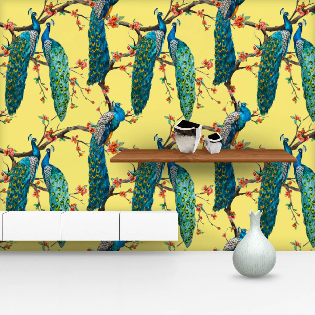 Watercolor Peacock D1 Wallpaper Roll-Wallpapers Peel & Stick-WAL_PA-IC 5008216 IC 5008216, Ancient, Animals, Asian, Birds, Botanical, Chinese, Digital, Digital Art, Floral, Flowers, Graphic, Historical, Illustrations, Medieval, Nature, Patterns, Retro, Scenic, Signs, Signs and Symbols, Tropical, Vintage, Watercolour, watercolor, peacock, d1, wallpaper, roll, animal, asia, background, beautiful, biology, bird, blue, botany, bright, cherry, china, color, colorful, delicate, design, elegance, elegant, feather,