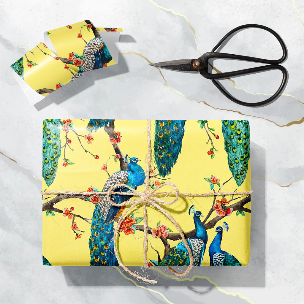 Watercolor Peacock D1 Art & Craft Gift Wrapping Paper-Wrapping Papers-WRP_PP-IC 5008216 IC 5008216, Ancient, Animals, Asian, Birds, Botanical, Chinese, Digital, Digital Art, Floral, Flowers, Graphic, Historical, Illustrations, Medieval, Nature, Patterns, Retro, Scenic, Signs, Signs and Symbols, Tropical, Vintage, Watercolour, watercolor, peacock, d1, art, craft, gift, wrapping, paper, animal, asia, background, beautiful, biology, bird, blue, botany, bright, cherry, china, color, colorful, delicate, design, 