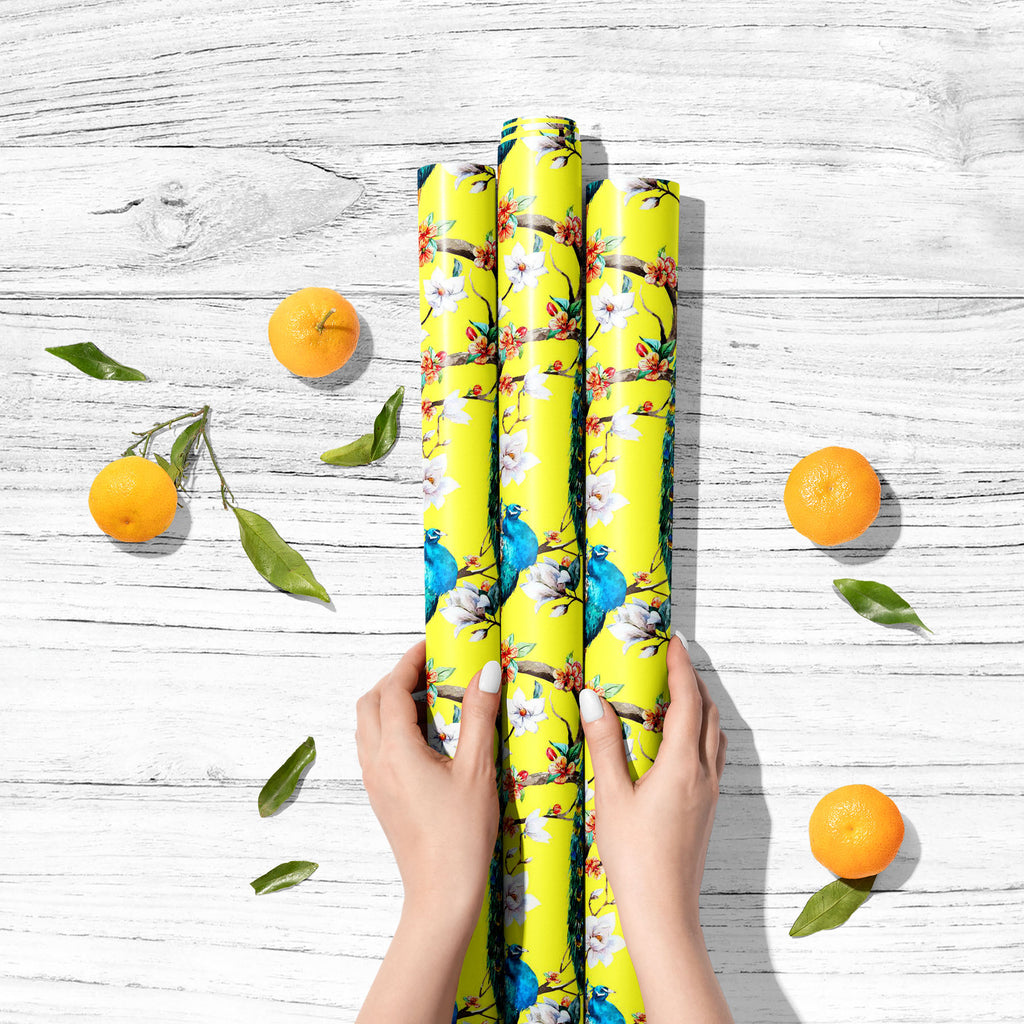 Watercolor Peacock D2 Art & Craft Gift Wrapping Paper-Wrapping Papers-WRP_PP-IC 5008217 IC 5008217, Ancient, Animals, Asian, Birds, Botanical, Chinese, Digital, Digital Art, Floral, Flowers, Graphic, Historical, Illustrations, Medieval, Nature, Patterns, Retro, Scenic, Signs, Signs and Symbols, Tropical, Vintage, Watercolour, watercolor, peacock, d2, art, craft, gift, wrapping, paper, pattern, textiles, seamless, textile, peony, design, tree, china, peacocks, vector, animal, asia, background, beautiful, bio