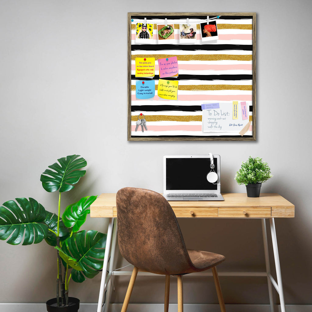 Striped Pattern Bulletin Board Notice Pin Board Soft Board | Framed-Bulletin Boards Framed-BLB_FR-IC 5008218 IC 5008218, Art and Paintings, Black, Black and White, Books, Digital, Digital Art, Fashion, Graphic, Illustrations, Inspirational, Modern Art, Motivation, Motivational, Paintings, Patterns, Signs, Signs and Symbols, Stripes, Watercolour, Wedding, White, striped, pattern, bulletin, board, notice, pin, soft, framed, gold, glitter, seamless, feminine, background, watercolor, scrapbook, rose, backdrop, 