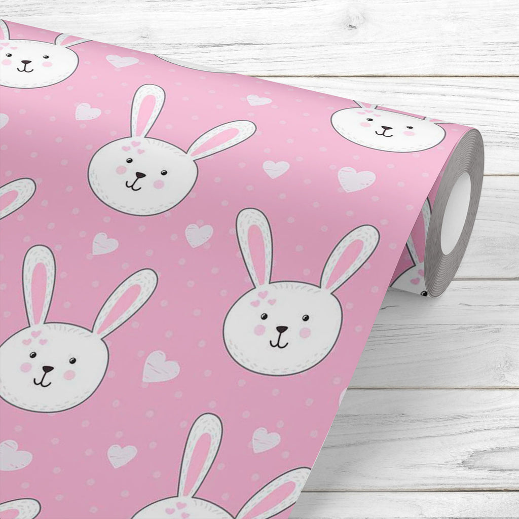 Cartoon Rabbit Wallpaper Roll-Wallpapers Peel & Stick-WAL_PA-IC 5008225 IC 5008225, Animals, Animated Cartoons, Art and Paintings, Baby, Caricature, Cartoons, Children, Digital, Digital Art, Graphic, Hearts, Holidays, Illustrations, Kids, Love, Patterns, Romance, Seasons, Signs, Signs and Symbols, cartoon, rabbit, wallpaper, roll, pattern, cute, easter, bunny, texture, animal, art, backdrop, background, beautiful, beauty, card, childish, colorful, decor, decoration, design, domestic, drawn, fabric, face, fi