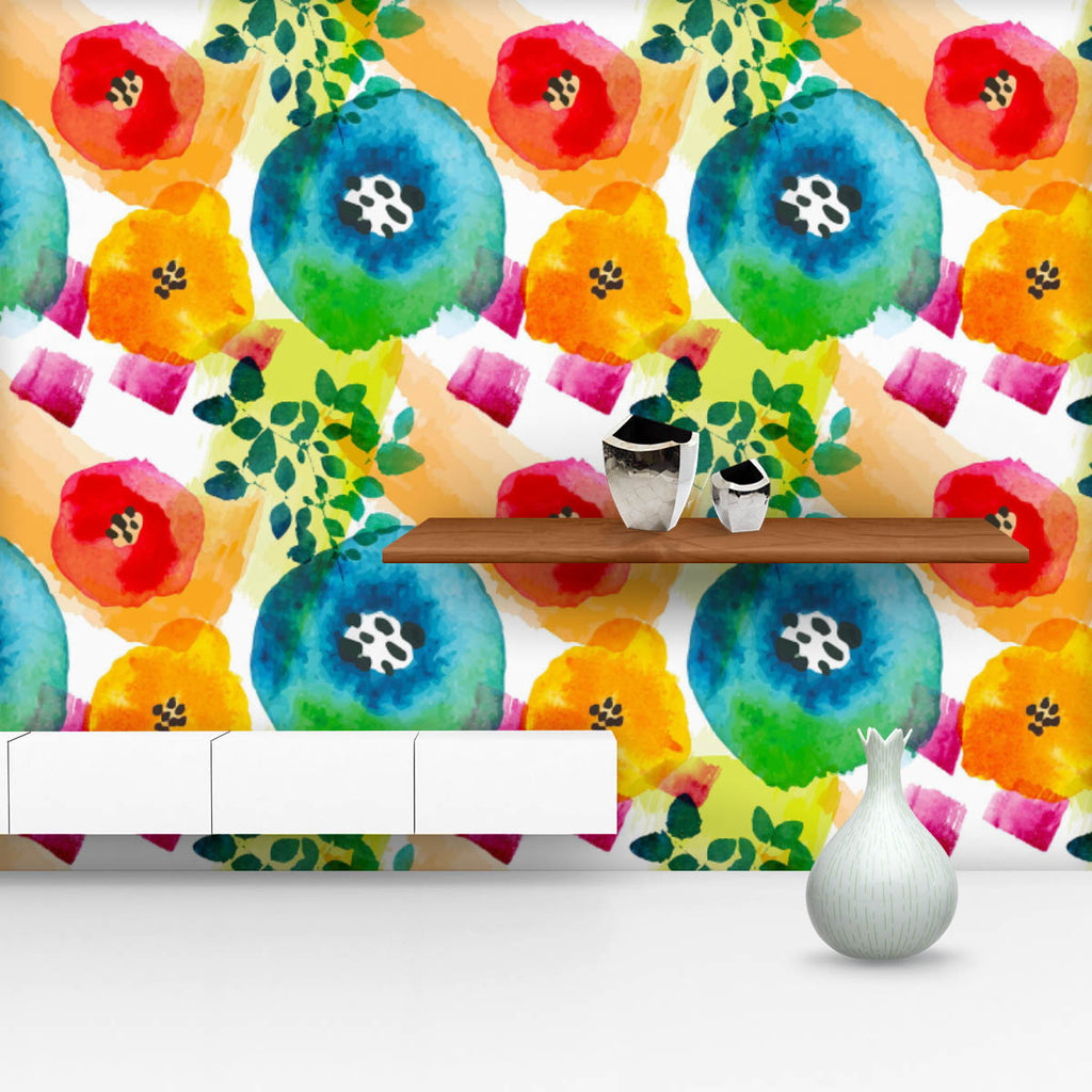 Watercolor Floral Pattern D2 Wallpaper Roll-Wallpapers Peel & Stick-WAL_PA-IC 5008227 IC 5008227, Abstract Expressionism, Abstracts, Ancient, Botanical, Drawing, Floral, Flowers, Historical, Illustrations, Medieval, Modern Art, Nature, Patterns, Retro, Scenic, Semi Abstract, Signs, Signs and Symbols, Tropical, Vintage, Watercolour, watercolor, pattern, d2, wallpaper, roll, abstract, backdrop, background, beautiful, bloom, blossom, branch, colorful, decoration, design, fabric, field, flower, green, grunge, h