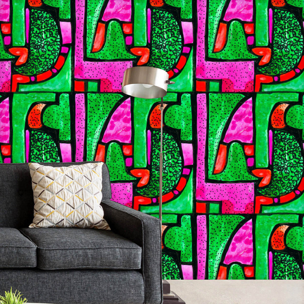 Abstract Geometric Pattern D11 Wallpaper Roll - Wallpapers Peel & Stick - ArtzFolio.com