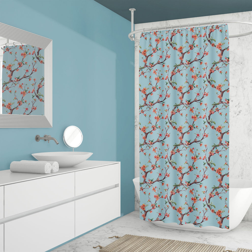 Watercolor Sakura Tree Washable Waterproof Shower Curtain-Shower Curtains-CUR_SH_EL-IC 5008239 IC 5008239, Art and Paintings, Black and White, Botanical, Chinese, Drawing, Floral, Flowers, Illustrations, Japanese, Nature, Patterns, Retro, Scenic, Signs, Signs and Symbols, Sketches, Watercolour, White, watercolor, sakura, tree, washable, waterproof, shower, curtain, cherry, blossom, apple, apricot, art, background, beautiful, branch, china, color, design, ditsy, flower, garden, hand, illustration, japan, new