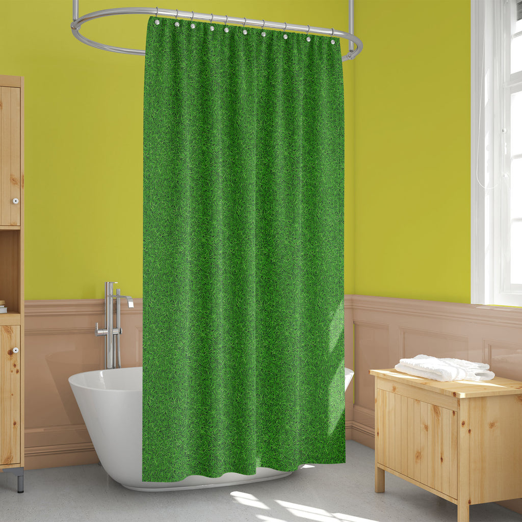 Nature Green Grass Washable Waterproof Shower Curtain-Shower Curtains-CUR_SH_EL-IC 5008243 IC 5008243, Abstract Expressionism, Abstracts, Digital, Digital Art, Graphic, Illustrations, Landscapes, Nature, Patterns, Scenic, Seasons, Semi Abstract, Signs, Signs and Symbols, Symbols, green, grass, washable, waterproof, shower, curtain, lawn, turf, meadow, ground, abstract, backdrop, background, beautiful, botany, color, design, eco, ecology, environment, environmental, field, fresh, garden, golf, grassland, gra