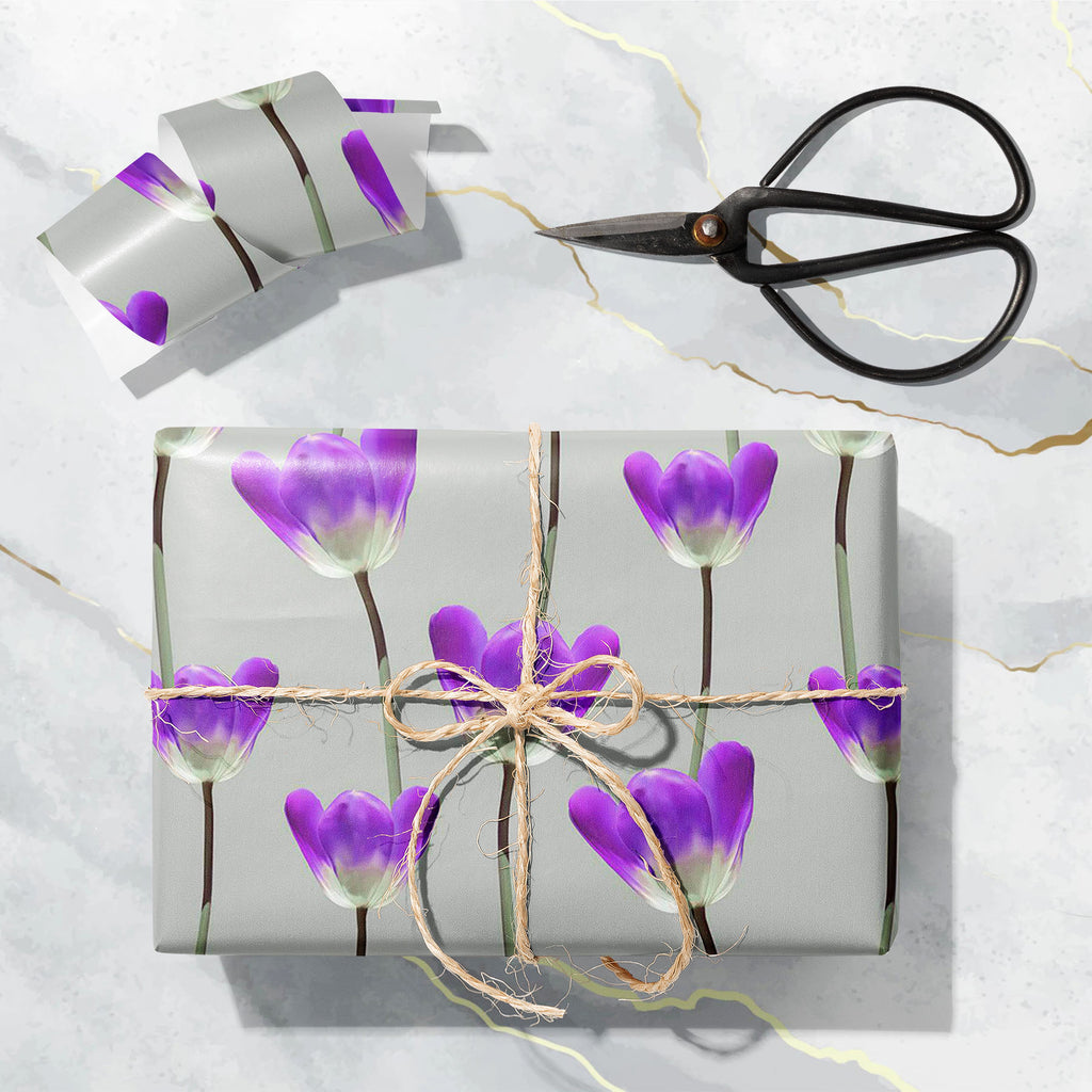 3D Tulips Pattern D3 Art & Craft Gift Wrapping Paper - Wrapping Papers - ArtzFolio.com