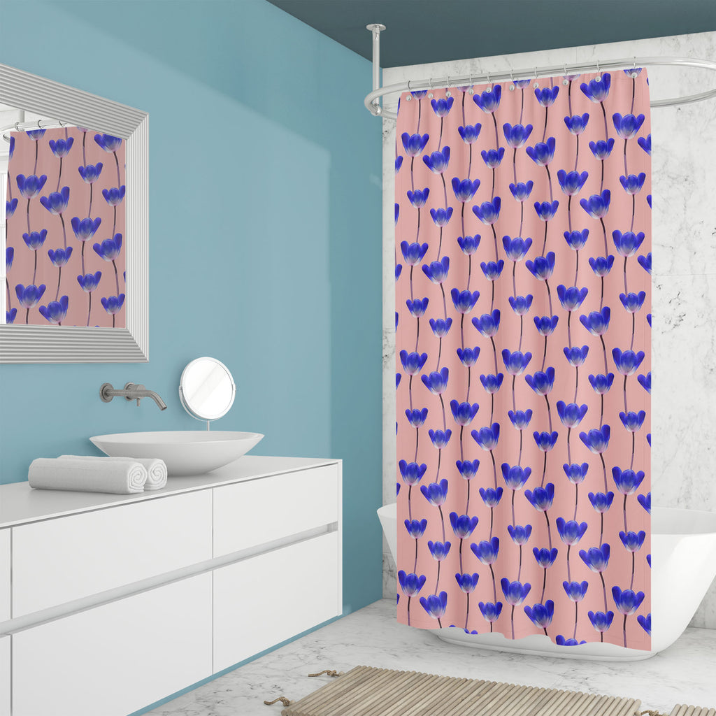 3D Tulips Pattern D4 Washable Waterproof Shower Curtain - Shower Curtains - ArtzFolio.com