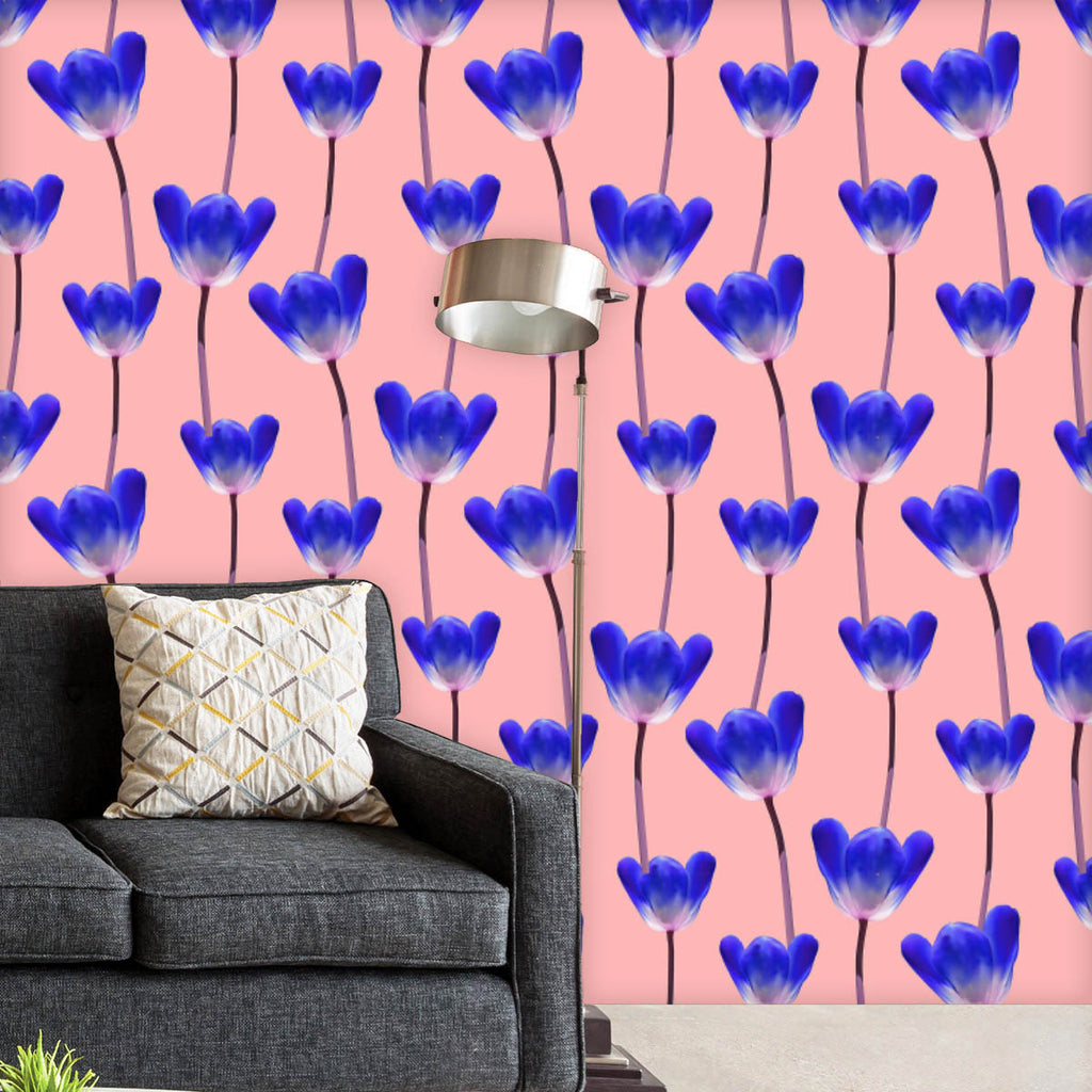 3D Tulips Pattern D4 Wallpaper Roll - Wallpapers Peel & Stick - ArtzFolio.com