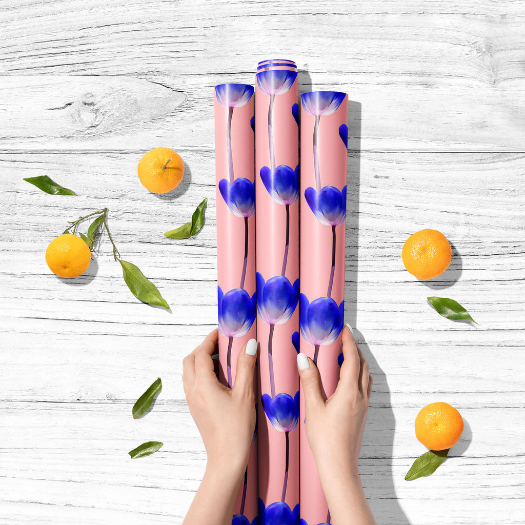 3D Tulips Pattern D4 Art & Craft Gift Wrapping Paper - Wrapping Papers - ArtzFolio.com
