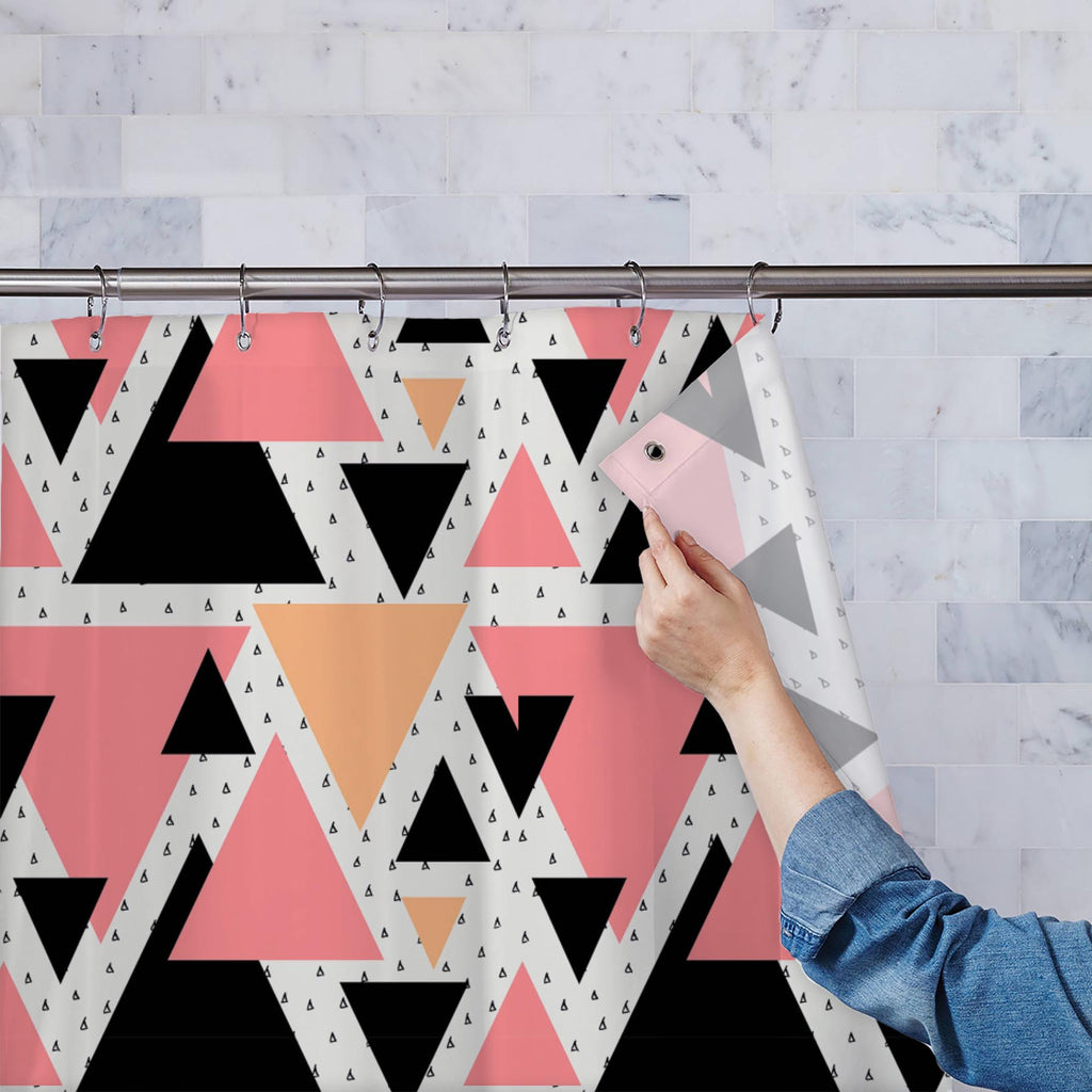 Modern Art D2 Washable Waterproof Shower Curtain-Shower Curtains-CUR_SH_EL-IC 5008252 IC 5008252, Abstract Expressionism, Abstracts, Ancient, Decorative, Digital, Digital Art, Geometric, Geometric Abstraction, Graphic, Historical, Illustrations, Medieval, Modern Art, Patterns, Retro, Scandinavian, Semi Abstract, Signs, Signs and Symbols, Triangles, Vintage, modern, art, d2, washable, waterproof, shower, curtain, abstract, background, card, color, cool, creative, decor, decoration, design, doodle, drawn, ele