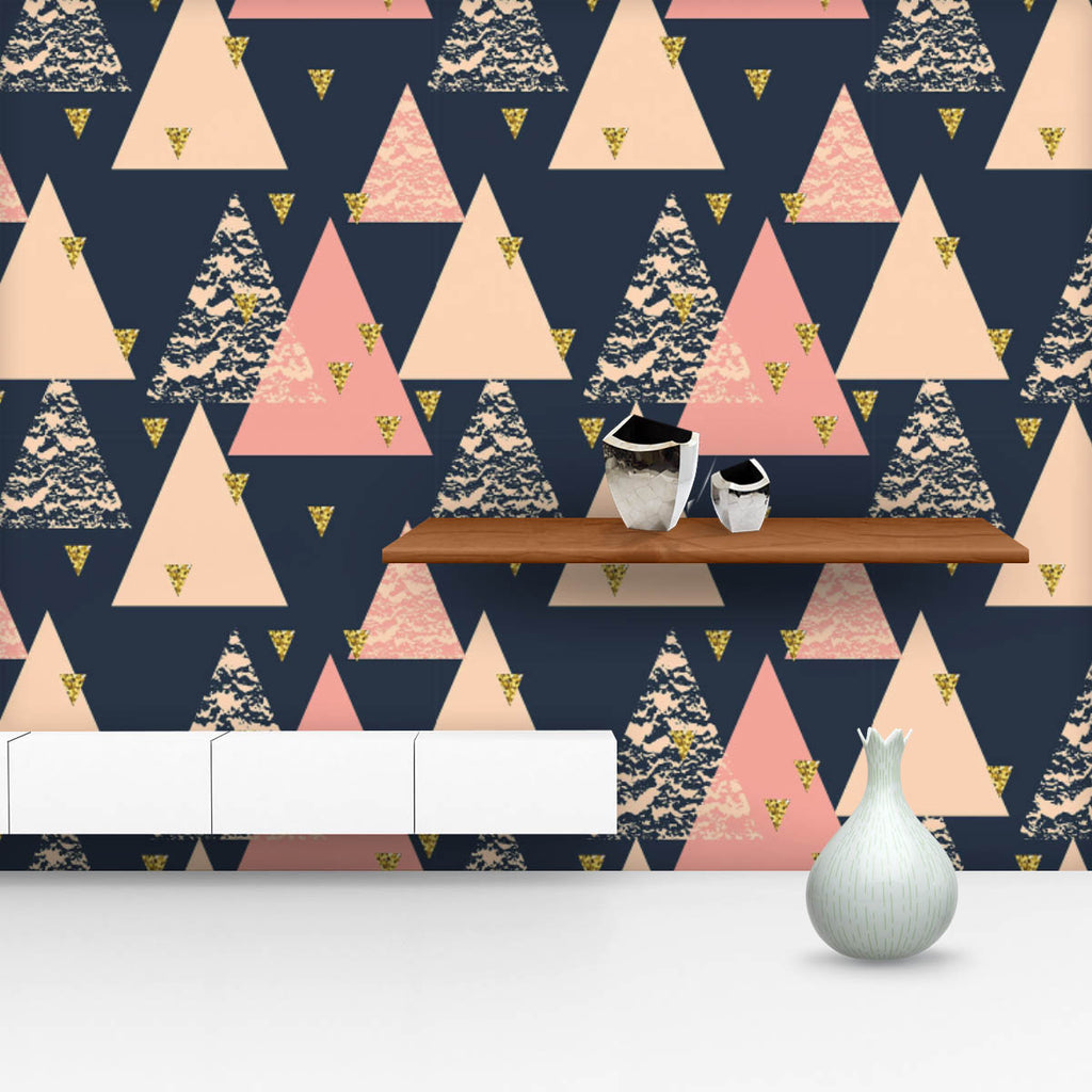 Abstract Geometric Pattern D14 Wallpaper Roll - Wallpapers Peel & Stick - ArtzFolio.com