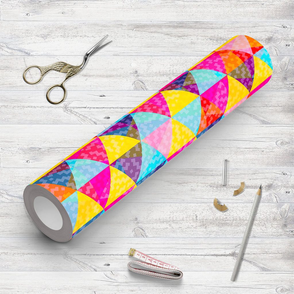 Abstract Geometric Triangles D2 Wallpaper Roll - Wallpapers Peel & Stick - ArtzFolio.com