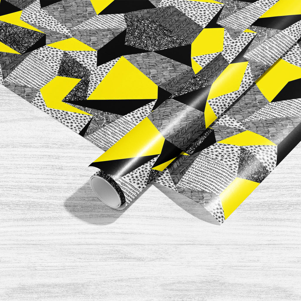 Geometric Triangles D1 Art & Craft Gift Wrapping Paper-Wrapping Papers-WRP_PP-IC 5008258 IC 5008258, Abstract Expressionism, Abstracts, Ancient, Art and Paintings, Black, Black and White, Decorative, Digital, Digital Art, Fashion, Geometric, Geometric Abstraction, Graphic, Hipster, Historical, Illustrations, Medieval, Modern Art, Patterns, Retro, Semi Abstract, Signs, Signs and Symbols, Sketches, Space, Triangles, Vintage, White, d1, art, craft, gift, wrapping, paper, pattern, abstract, asterisk, backdrop, 