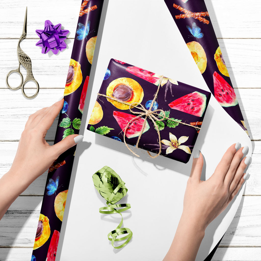 Watercolor Tropical Fruits D3 Art & Craft Gift Wrapping Paper-Wrapping Papers-WRP_PP-IC 5008264 IC 5008264, Ancient, Art and Paintings, Black, Black and White, Botanical, Cuisine, Floral, Flowers, Food, Food and Beverage, Food and Drink, Fruit and Vegetable, Fruits, Health, Historical, Illustrations, Medieval, Nature, Patterns, Scenic, Sketches, Tropical, Vintage, Watercolour, watercolor, d3, art, craft, gift, wrapping, paper, autumn, background, berry, botany, card, decoration, dessert, exotic, flora, flow