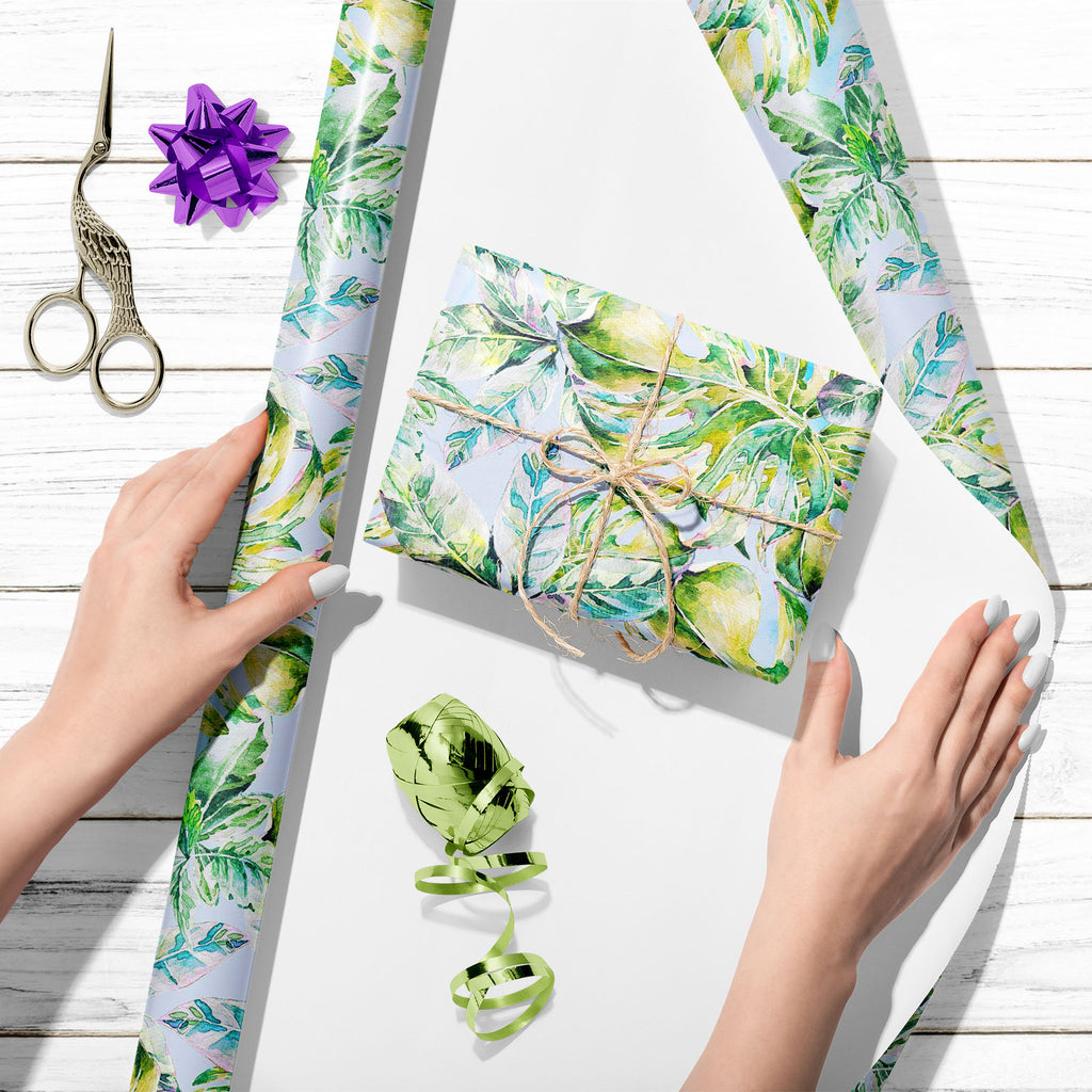 Watercolor Summer Leaves Art & Craft Gift Wrapping Paper-Wrapping Papers-WRP_PP-IC 5008270 IC 5008270, Abstract Expressionism, Abstracts, Ancient, Art and Paintings, Botanical, Fashion, Floral, Flowers, Hawaiian, Historical, Illustrations, Medieval, Nature, Paintings, Patterns, Scenic, Semi Abstract, Tropical, Vintage, Watercolour, watercolor, summer, leaves, art, craft, gift, wrapping, paper, pattern, abstract, aloha, aquarelle, background, botany, branch, collection, decoration, element, exotic, flora, fl