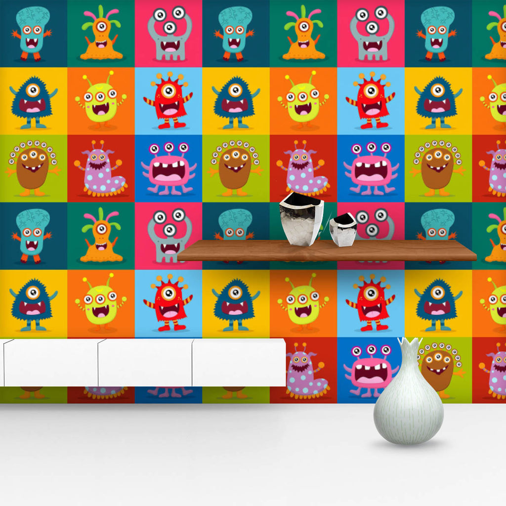 Kids Monster D2 Wallpaper Roll-Wallpapers Peel & Stick-WAL_PA-IC 5008277 IC 5008277, Animals, Animated Cartoons, Art and Paintings, Baby, Birthday, Caricature, Cartoons, Children, Digital, Digital Art, Festivals and Occasions, Festive, Graphic, Illustrations, Kids, Patterns, Signs, Signs and Symbols, monster, d2, wallpaper, roll, alien, animal, anniversary, shower, background, banner, card, invitation, party, boy, cartoon, celebration, clip, art, cover, creature, cute, decoration, design, girl, greeting, ha