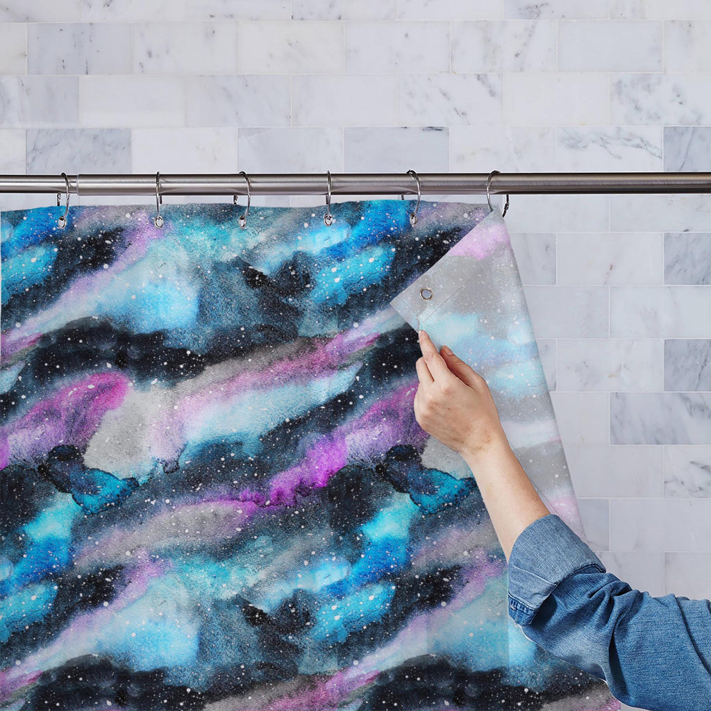 Watercolor Modern Abstract D2 Washable Waterproof Shower Curtain-Shower Curtains-CUR_SH_EL-IC 5008280 IC 5008280, Abstract Expressionism, Abstracts, Art and Paintings, Astrology, Astronomy, Black, Black and White, Cosmology, Digital, Digital Art, Fantasy, Graphic, Horoscope, Illustrations, Modern Art, Nature, Patterns, Scenic, Semi Abstract, Signs, Signs and Symbols, Space, Splatter, Stars, Sun Signs, Watercolour, Zodiac, watercolor, modern, abstract, d2, washable, waterproof, shower, curtain, seamless, pat