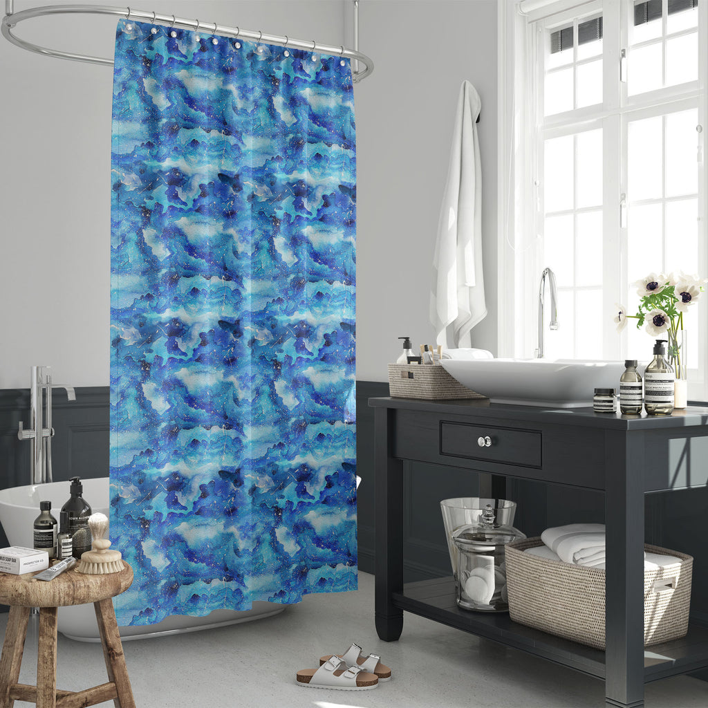 Watercolor Modern Art Washable Waterproof Shower Curtain-Shower Curtains-CUR_SH_EL-IC 5008282 IC 5008282, Abstract Expressionism, Abstracts, Art and Paintings, Astrology, Astronomy, Black, Black and White, Cosmology, Digital, Digital Art, Fantasy, Graphic, Horoscope, Illustrations, Modern Art, Nature, Patterns, Scenic, Semi Abstract, Signs, Signs and Symbols, Space, Splatter, Stars, Sun Signs, Watercolour, Zodiac, watercolor, modern, art, washable, waterproof, shower, curtain, seamless, grunge, abstract, ba