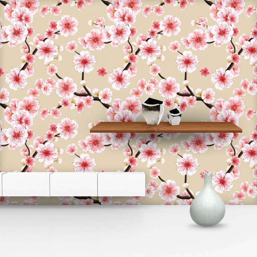 Japanese Pink Sakura Blossom Wallpaper Roll-Wallpapers Peel & Stick-WAL_PA-IC 5008283 IC 5008283, Art and Paintings, Black and White, Botanical, Decorative, Floral, Flowers, Illustrations, Japanese, Nature, Patterns, Scenic, Seasons, Signs, Signs and Symbols, White, pink, sakura, blossom, wallpaper, roll, cherry, print, blossoms, art, artwork, background, beautiful, beauty, bloom, blooming, decoration, design, element, fabric, flower, illustration, ornament, pattern, petal, plant, romantic, seamless, season