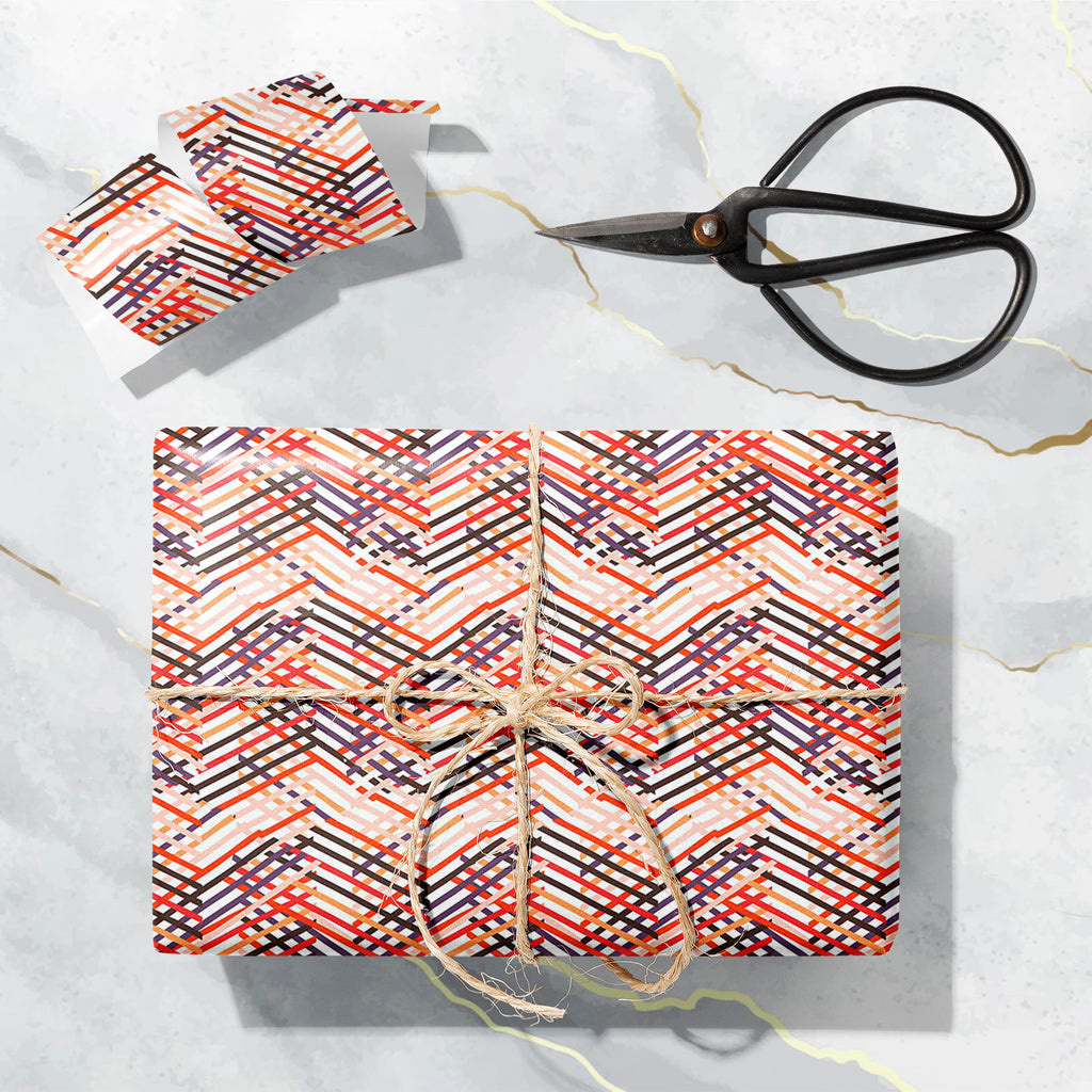 Geometric Chevron Art & Craft Gift Wrapping Paper-Wrapping Papers-WRP_PP-IC 5008293 IC 5008293, 80s, Abstract Expressionism, Abstracts, Art and Paintings, Aztec, Chevron, Diamond, Digital, Digital Art, Fashion, Geometric, Geometric Abstraction, Graphic, Illustrations, Modern Art, Patterns, Pop Art, Retro, Semi Abstract, Signs, Signs and Symbols, Stripes, Triangles, art, craft, gift, wrapping, paper, abstract, abstraction, angles, avant, garde, background, bold, chaotic, colorful, design, diagonal, dynamic, 