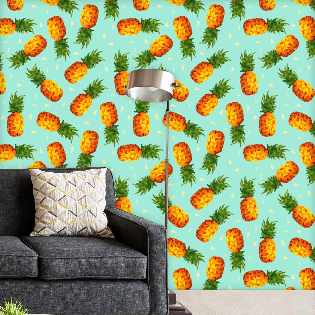 Geometric Summer Fruit Wallpaper Roll-Wallpapers Peel & Stick-WAL_PA-IC 5008296 IC 5008296, Ancient, Art and Paintings, Cuisine, Fashion, Food, Food and Beverage, Food and Drink, Fruit and Vegetable, Fruits, Geometric, Geometric Abstraction, Hipster, Historical, Holidays, Illustrations, Medieval, Modern Art, Nature, Patterns, Retro, Scenic, Signs, Signs and Symbols, Triangles, Tropical, Vintage, summer, fruit, wallpaper, roll, pineapple, pattern, pineapples, art, background, beach, bright, card, color, colo