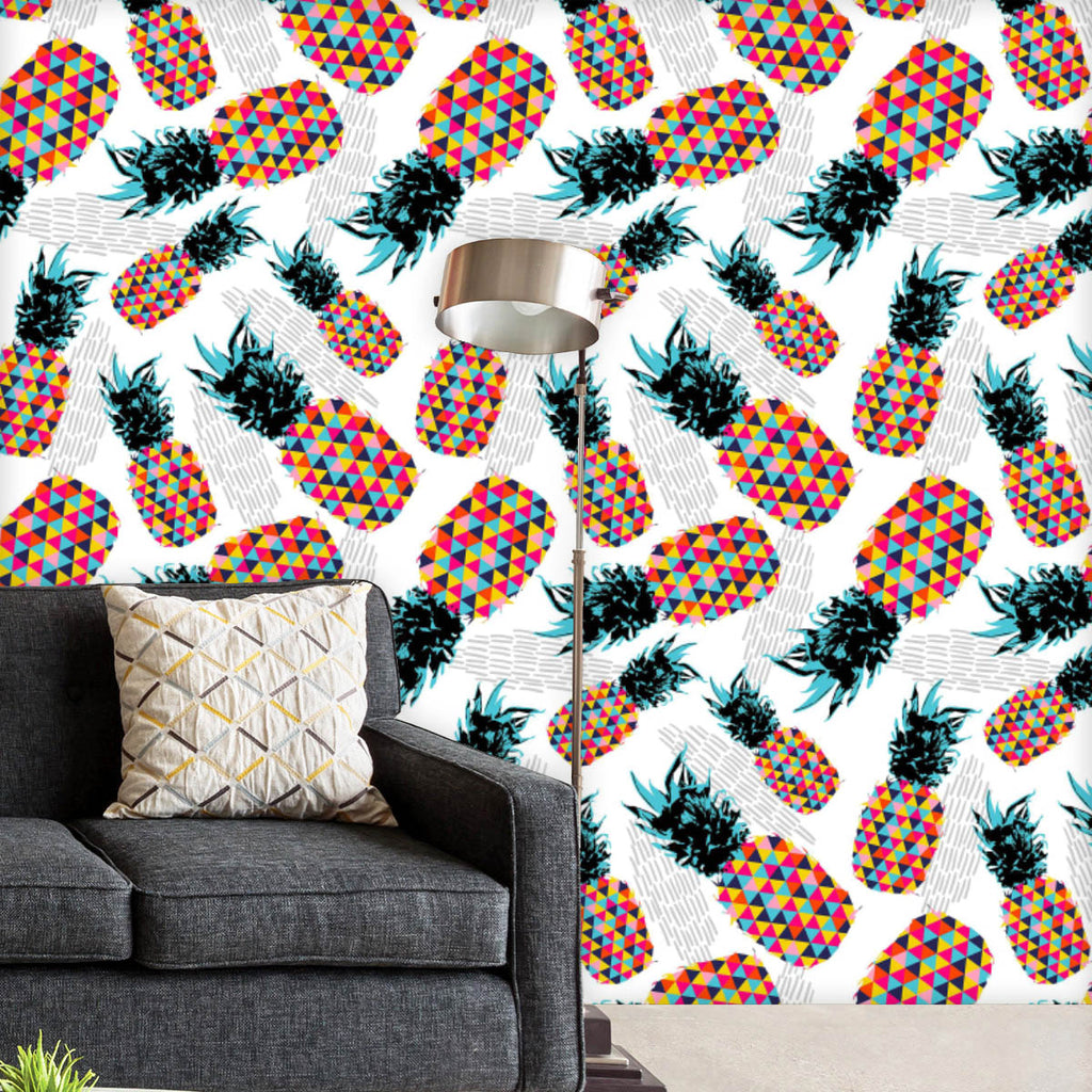 Retro Summer Fruit D3 Wallpaper Roll-Wallpapers Peel & Stick-WAL_PA-IC 5008298 IC 5008298, Ancient, Art and Paintings, Fashion, Fruit and Vegetable, Fruits, Geometric, Geometric Abstraction, Hand Drawn, Hipster, Historical, Holidays, Illustrations, Medieval, Modern Art, Patterns, Pop Art, Retro, Signs, Signs and Symbols, Triangles, Vintage, summer, fruit, d3, wallpaper, roll, pineapple, pattern, art, background, beach, bright, color, colorful, concept, creative, decoration, design, fun, hand, drawn, happy, 